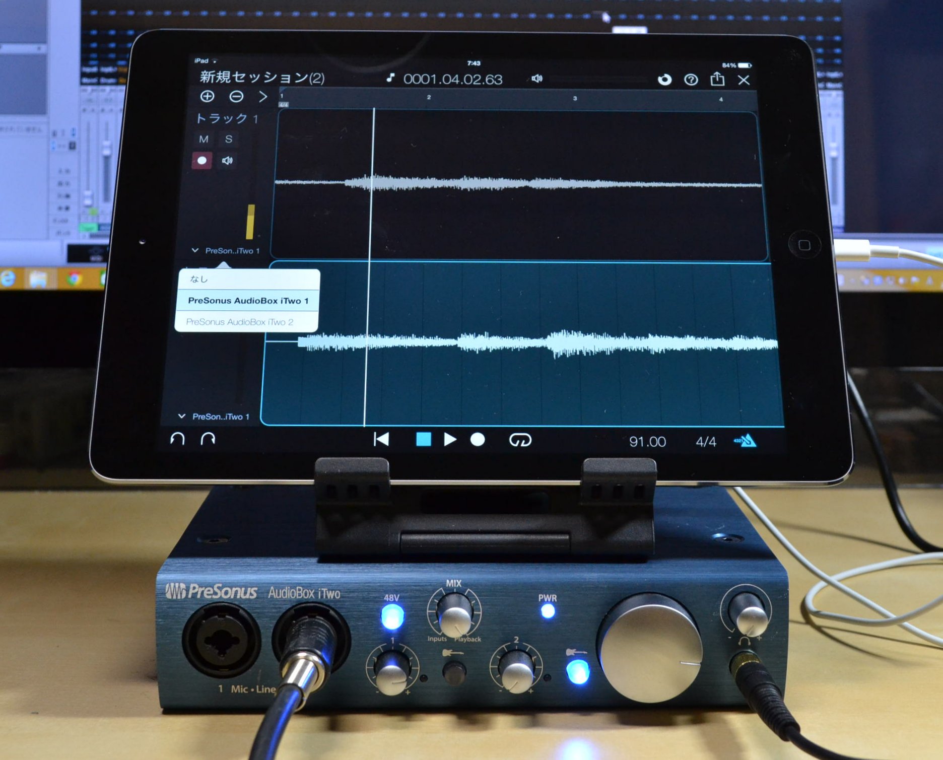 PreSonus AudioBox iTwo USB/iPadオーディオ・インターフェース 24Bit