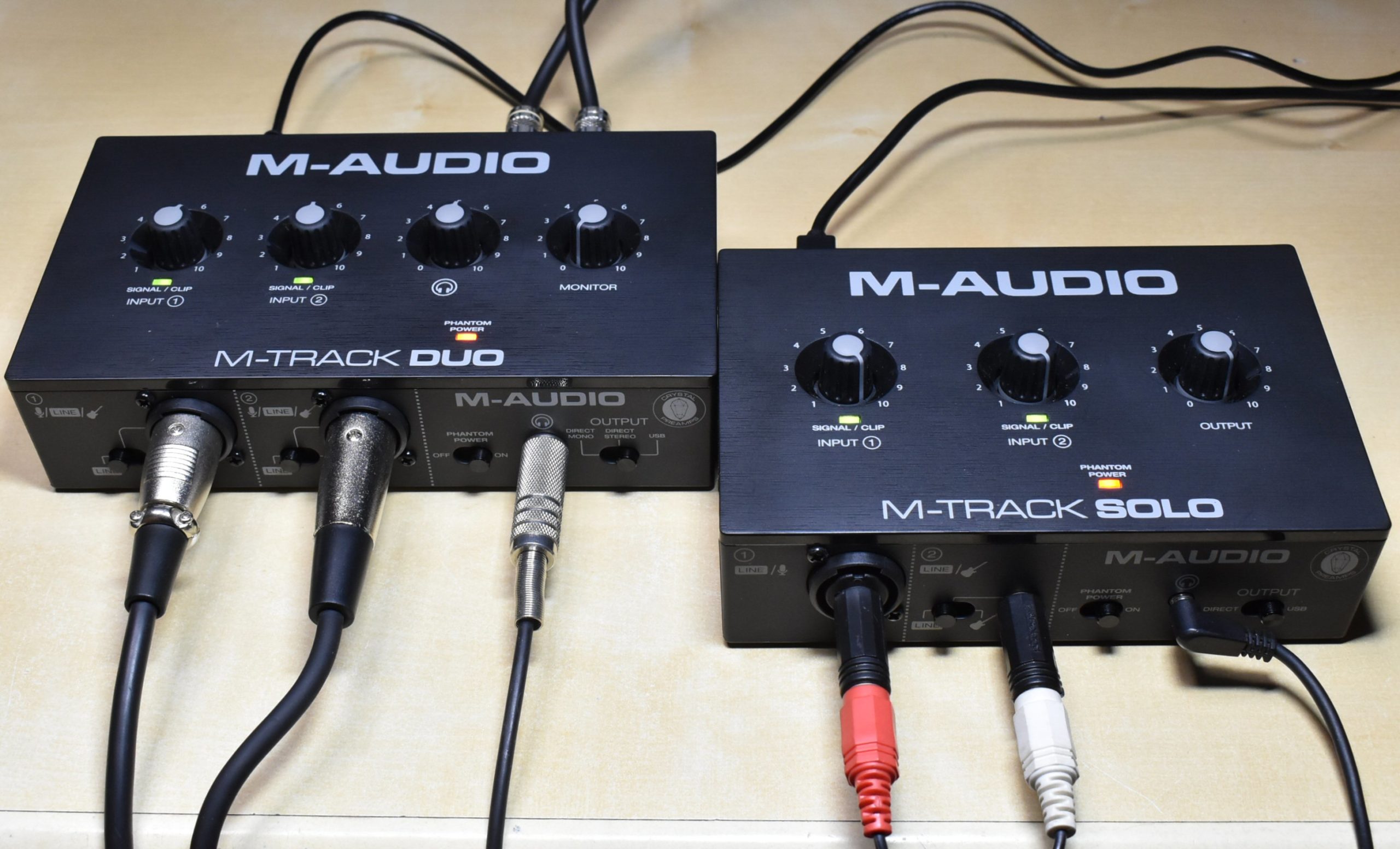 M Audioの激安オーディオインターフェイス 5 000円のm Track Solo 6 000円のm Track Duoは使えるのか 試してみた 藤本健の Dtmステーション