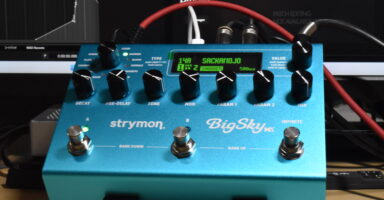 Shimmer Reverbを世に広めたStrymon BigSkyの新モデル、BlueSky MXの威力とMIDIでのコントロール